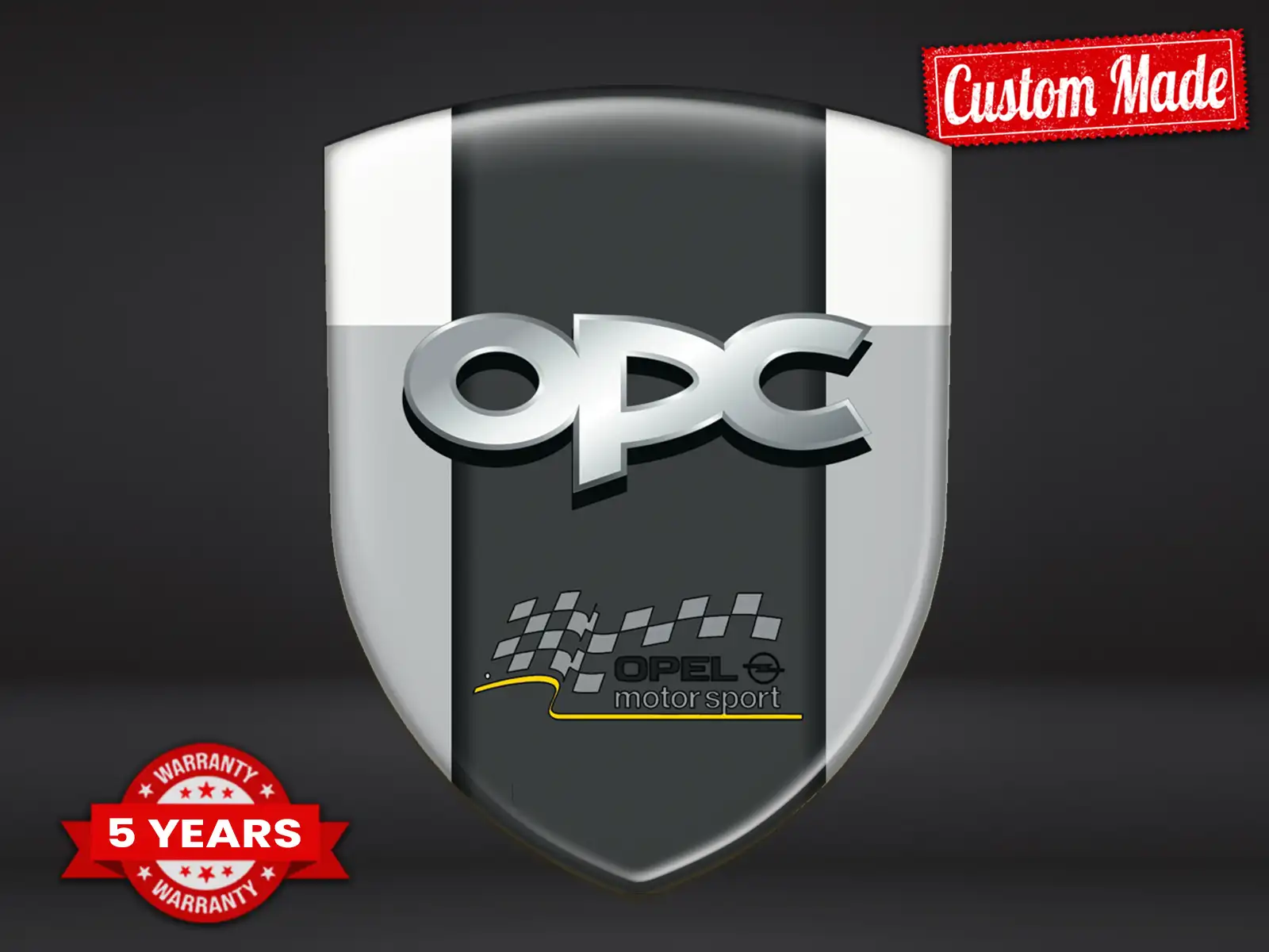 OPC Silikonembleme Auto Robust Hochwertig Professionell